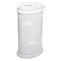 Ubbi Glow-in-The-Dark Cloud Peel and Stick Decal Stickers, Decorative Sticker for Diaper Pail or Baby Nursery