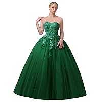Sweetheart Beaded Quinceanera Dress Graduation Prom Ball Gown