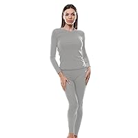 Nautica Womens Thermal Underwear Set - Warm Womens Thermal Shirt & Long Johns, Cold Weather Leggings - Insulated Winter Layer