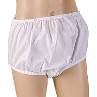 MABIS Waterproof Incontinence Underwear for Disabled, Elderly, Handicapped, Potty Training, Pregnancy or Postpartum, Snap On, Large 38-44 Inches