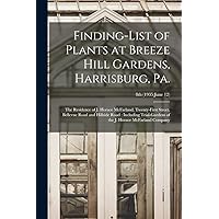 Finding-list of Plants at Breeze Hill Gardens, Harrisburg, Pa.: the Residence of J. Horace McFarland, Twenty-first Street, Bellevue Road and Hillside ... Horace McFarland Company; 8th (1935: June 12)