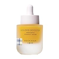 Beekman 1802 Golden Booster Amla Berry Face Serum - Fragrance Free - 1 fl oz - Plant-Based Vitamin C Alternative - Evens Skin Tone & Reduces Dark Spots - Good for Sensitive Skin - Cruelty Free