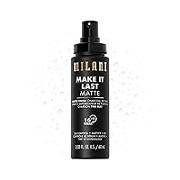Milani Make it Last Matte - Matte Finish Charcoal Setting Spray- Cruelty-Free Makeup Primer and Setting Spray for Oily Skin - Long Lasting Finishing Spray (2.03 Fl. Oz.)