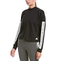adidas Athletics Sport ID Sweatshirt, Black/White, X-Large