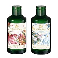 Set of 2 Body and Shower Gel Frozen Lychee and Winter Tea Scent Duet Gift for Christmas - 200 ml. / 6.7 fl.oz.