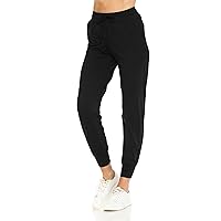 Leggings Depot Women's ActiveFlex Jogger Yoga Pants with Pockets Athletic Sweatpants