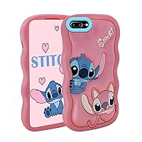 Fit for iPhone 8 Plus/7 Plus/6S Plus /6 Plus Case, Cool Cute 3D Cartoon Soft Silicone Animal Shockproof Protector Boys Kids Gifts Cover Housing Skin Shell for iPhone 6S Plus/7 Plus/8 Plus