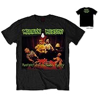 Marilyn Manson Mens American Family T Shirt - X-Large, Black