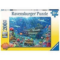 Ravensburger Underwater Discovery 200 XXL Piece Jigsaw Puzzle for Kids - 12944 - Every Piece is Unique, Pieces Fit Together Perfectly, 20 x 14 inches (50 x 36 cm) when complete.
