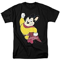 Mighty Mouse Character T Shirt & Stickers