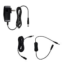 9V Power Supply Adaptor Compatible with/Replacement for Sega Mega Drive, Genesis Game Console - US Plug with Extension and ON/Off Switch