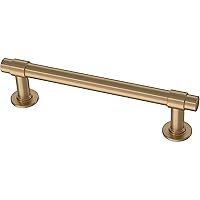 Franklin Brass Straight Bar Cabinet Pull, Champagne Bronze, 4 in (102mm) Drawer Handle, 5 Pack, P29617Z-CZ-B1