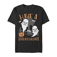 Star Wars Licensed Goulactic Halloween Men's Tee, black, small