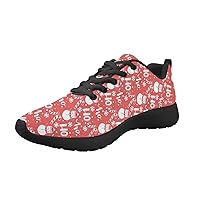 Customized Women Running Shoes for Large Capacity, Breathable Running Shoes Sports Shoes Jogging Shoes for Teen Girls, Fashion Outdoor Sport Assistant, Easy to Wash
