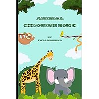 Animal coloring book: Album da colorare con immagini di tanti cuccioli diversi (Italian Edition)