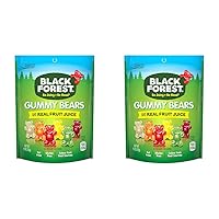 Black Forest Gummy Bears Candy, 9 Ounce Resealable Bag (Pack of 2)