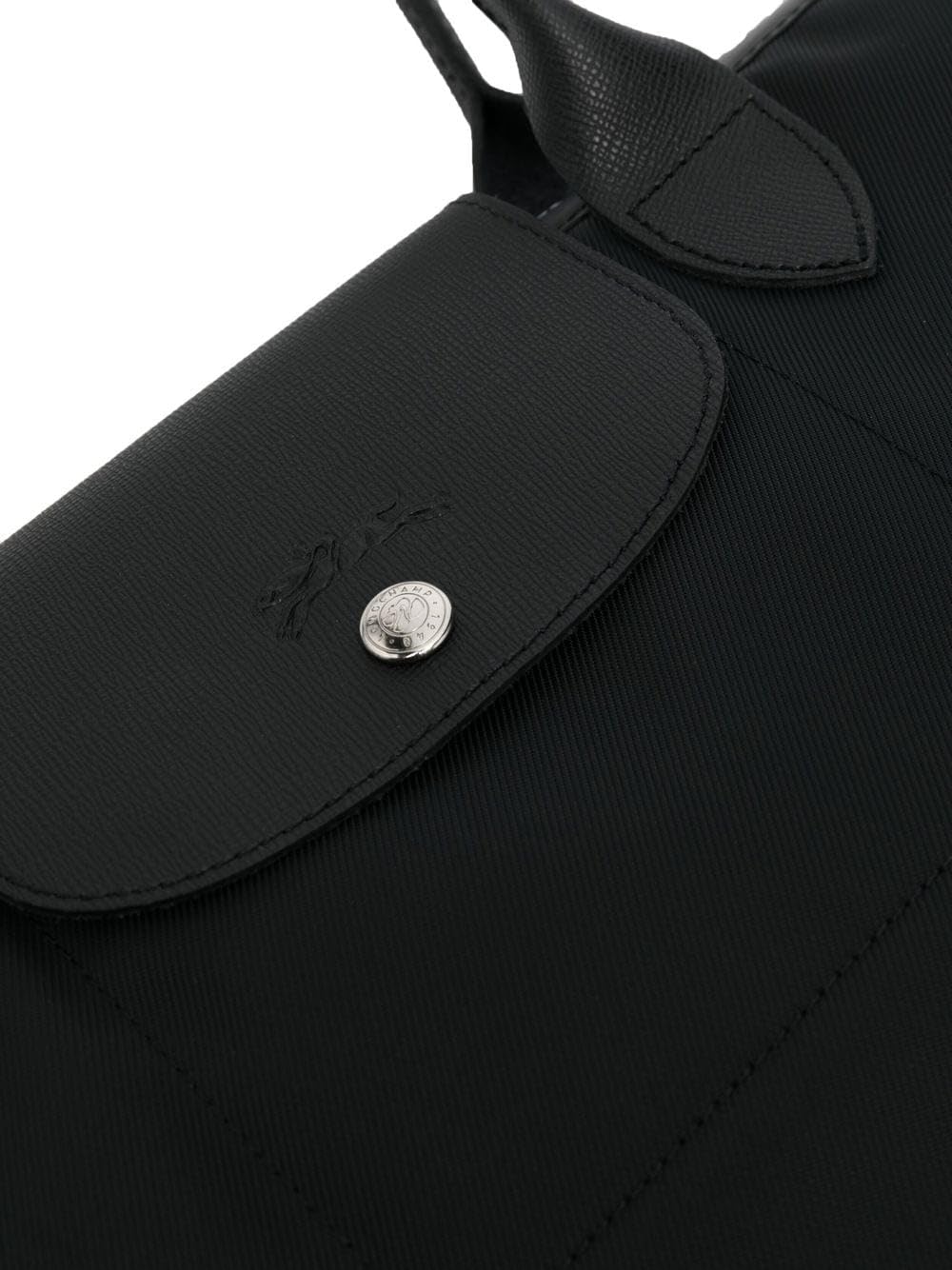 Longchamp Le Pliage Energy Large Tote Shoulder Bag, Black, Canvas