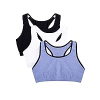 Fruit of the Loom Women's Tank Style Cotton Sports Bra (Pack of 4)