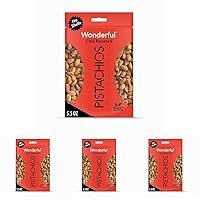 No Shells, Chili Roasted, 5.5 Ounce Bag, Protein Snack, On-the Go Snack (Pack of 4)