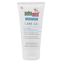 SEBAMED Clear Face Care Gel (50mL) with Aloe Vera and Hyaluronic Acid for Impure and Acne Prone Skin - Made in Germany
