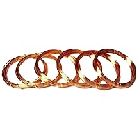 Assorted Sizes Half Hard Copper Wire 18,20,22,24,26,28 Ga / 10 Ft Each- Craft - Hobby - Jewelry Making - Wire Wrapping