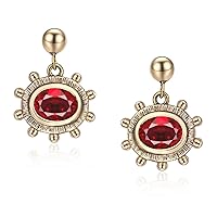 Holy rose New American Movie Princess Rhaenyra Targaryen Red Ruby Earrings Necklace gold Fashion Jewelry chrismas Gifts for Women girls