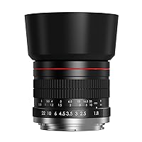 85mm F1.8 Medium Telephoto Manual Focus Full Frame Portrait Lens for Nikon D7500 D7200 D5600 D5500 D5300 D5200 D5100 D3500 D3400 D3300 D3200 D850 D810 D800 D750 D610 D500 D60 D6 D5 D4 etc