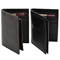Wallet, Black and Brown, Large