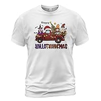 Happy Hallothankmas Christmas Truck Shirt, Happy Hallothanksmas Shirt, Thanksgiving Shirts For Women, Gnome Halloween Shirt Tshirt, Tank Top, V-Neck, Long Sleeve, Sweatshirt, Hoodie