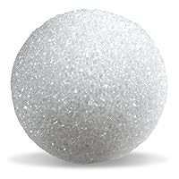 Hygloss Products Foam Balls - Craft Foam (XPS) for Projects, Arts, & Crafts, 4-Inch, White, 12 Pieces