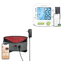 Comfytemp Red Light Therapy Belt with APP and Smart Blood Pressure Monitors for Home Use Bundle