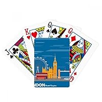 London Eye Double-Decker Buses Graffiti Poker Playing Magic Card Fun Board Game