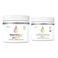 Hi-Lyte Organic Wheatgrass Juice Powder with Kamut | 75 Servings Keto K1000 Electrolyte Powder | Hydration Supplement Drink Mix | 50 Servings