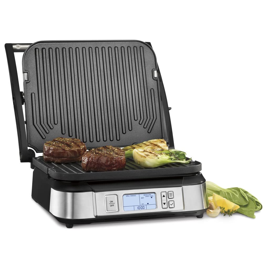 Cuisinart GR-6S Contact Griddler with Smoke-Less Mode