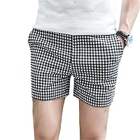 FANCUF Casual Board Short Beach Plaid Shorts Comfortable Homme Boardshorts Male