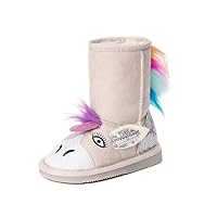 MUK LUKS Unisex-Child Kid's Luna Unicorn Boots Fashion