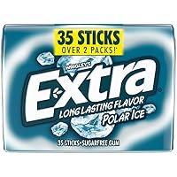 EXTRA Polar Ice Sugarfree Gum, 35-Stick Pack