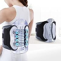Decompression Back Belt for Men & Women, Spinal Stenosis Brace for Back Pain Relief - Obesity Back Belt for Lower Waist Support, Adjustable Lumbar Disc Compression Brace for Spine Alignment (S-M)