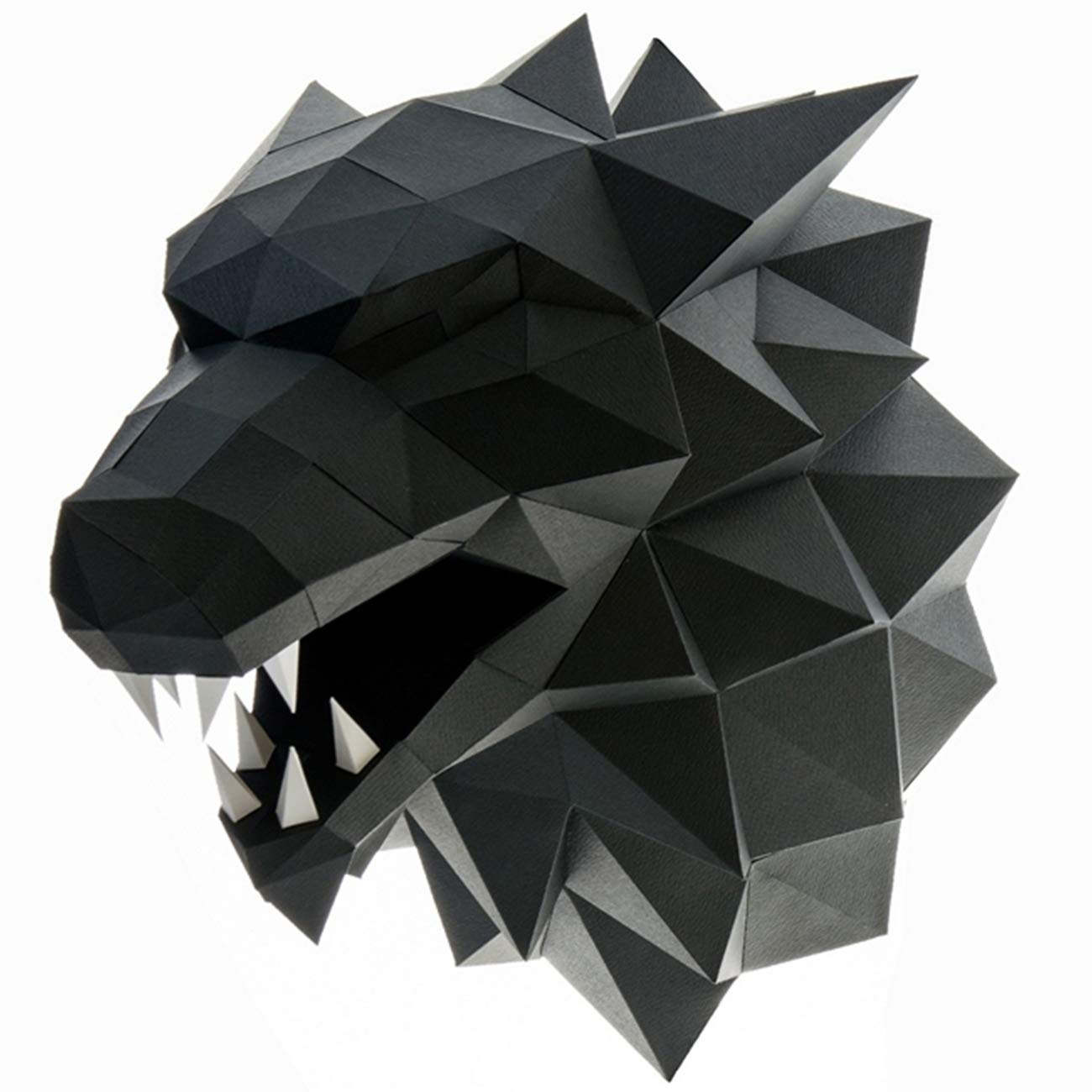Mua Paperraz DYI 3D Wolf Head Animal PaperCraft Building Kit Wall Mount -  NO Scissors Needed trên Amazon Mỹ chính hãng 2023 | Giaonhan247