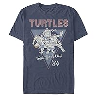 Nickelodeon Big & Tall Teenage Mutant Ninja Turtles NYC Men's Tops Short Sleeve Tee Shirt