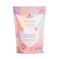 Breastfeeding Support Lactation Instant Coffee: Latte Flavor Drink Mix to Increase Breast Milk Supply - Moringa and Folate for Breastmilk Production/Vitamins for Breastmilk Production