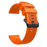 Wrist Straps for Polar Vantage M/M2 Smart Watch Band for Polar Grit X Pro Watchband Silicone 18 20 22mm Bracelet (Color : Antique Black, Size : 22mm)