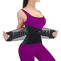 Back Brace for Men and Women,Back Support Belt for Lifting at Work,Relief from Sciatica, Herniated Disc, Scoliosis,Lumbar Support for Lower back,Breathable Mesh Black-XXXL