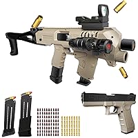 Toy Foam Blaster for Kids - Soft Bullet Toy Gun with Shell Ejecting Foam  Dart Blaster with 60 Soft Darts 2 Magazines for 8+ Year Old Boy