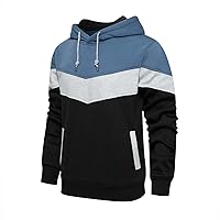 Men’S Hoodie,Fleece Plus Size Solid Sweatshirts Casual Fashion Long Sleeve Top Trendy Sweatshirt 2024