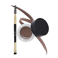 Stay Put Brow Color - Dark Brown (0.09 Ounce) Vegan, Cruelty-Free Eyebrow Color that Fills and Shapes Brows…