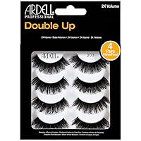 Ardell False Eyelashes 4 Pack Double Up 203, 1 pack (4 pairs per pack)