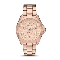 Fossil Women's AM4511 Cecile Multifunction Stainless Steel Watch - Rose Gold-Tone