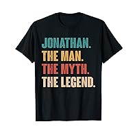 Jonathan The Man The Myth The Legend Retro Gift Jonathan T-Shirt