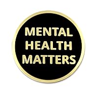 Mental Health Awareness Lapel Pin - Mental Health Gift Badge Button Brooch Pinback